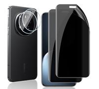 Locofun Privacy Pellicola Protettiva per Honor Magic 7 Pro 5G, Anti Spy Morbido TPU Film con Protezione Obiettivo Fotocamera [2+2 Pezzi], Anti-Graffio Schermo Protettivo Film