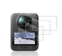 Locofun Protezione Schermo per DJI Osmo 360, 3 Pezzi HD Trasparente Pellicola Protettiva, Durezza 9H HD Chiaro Pellicola, Installazione Facile, Anti graffio,Niente Bolle