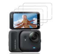 Locofun Protezione Schermo per Insta360 GO Ultra, 3 Pezzi HD Trasparente Pellicola Protettiva, Durezza 9H HD Chiaro Pellicola, Installazione Facile, Anti graffio,