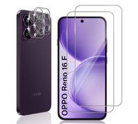 Locofun Vetro Temperato per Oppo Reno 16 F/ 16 FS, 2+2 Pezzi