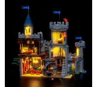 LocoLee Kit luci compatibile con Lego 31168 Castello medievale Cavaliere Cavaliere Cavaliere - Nessun modello Solo Luce, Accessori per illuminazione a LED Compatibile con Lego Creator 31168 (versione