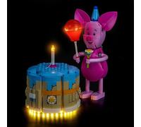 LocoLee Kit luci compatibile con Lego 43305 Piglet's Birthday Fun - Nessun modello reale Solo luci, accessori per illuminazione a LED compatibili con Lego 43305 Piglet
