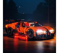 LocoLee Kit luci personalizzate compatibile con Lego 42222 Bugatti Chiron Pur Sport Hypercar - Nessun modello reale solo luci, accessori per illuminazione a LED compatibili con Lego Bugatti Hypercar