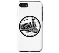Locomotiva a vapore Schizzo di locomotive Custodia per iPhone SE (2020) / 7 / 8