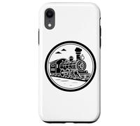 Locomotiva a vapore Schizzo di locomotive Custodia per iPhone XR