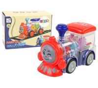 Locomotiva Allegra per Bambini Luci LED Azione a Frizione