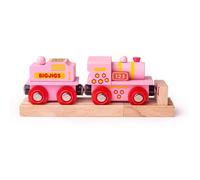 Locomotiva rosa con tender BIGJIGS Rail