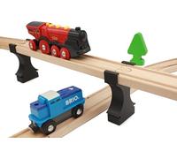 Locorico - 4 pile di ponti per treno in legno (Impilabile)