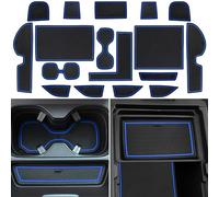 LOCOY Rivestimento per console centrale per Honda CRV 2023 2024 2025, per tappetino portabicchieri CR-V, cuscinetto per fessura porta, rivestimento sottobicchiere, interno antiscivolo, personalizzato
