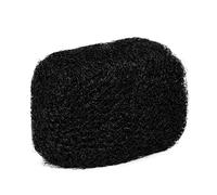 Locsanity 100% Afro Kinky Bulk Human Hair For DreadLocks, Loc Repair Extension Twist, Braids 8" Long (1 Oz) 1B Dyed Black