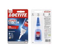 Loctite 2378772 Adesivo Multiuso per Alta Qualità, Colla Trasparente Super Forte per Vari Materiali, Supercolla per Riparazioni Precise, 1 x 20g, Traslucido