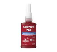 LOCTITE 243 Frenafiletti a media resistenza, Blu, 1 flacone x 50ml | Blocca e sigilla dadi e bulloni, Resistente a urti e vibrazioni, Per acciaio inox e alluminio, Smontabile
