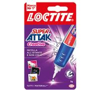 LOCTITE - 2954983 - Colla Super Attak Creative - 3 gr - trasparente - Loctite - 80380 - Conf. da 1 Pz.