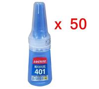 Loctite 401 adesivo istantaneo 20 g x 50 pezzi / Henkel Super Glue / Fast Bon...