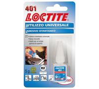 LOCTITE 401 Adesivo istantaneo multiuso Cianoacrilato a polimerizzazione rapida