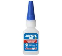 LOCTITE 401, Adesivo istantaneo multiuso, Cianoacrilato a polimerizzazione rapida, Colla universale adatta a materiali porosi, 1 flacone da 20g
