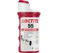 LOCTITE 55, filo di tenuta per una rapida tenuta, guarnizione filettata per filettature e connettori, per filettatura in metallo e plastica, 1 x 160 m