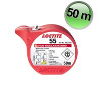 LOCTITE 55 FILO - nastro sigilla raccordi in multifibra di nylon lunghezza 50 mt