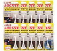 Loctite Aa319 Kit Adesivo Retrovisore 10 Pezzi X 0,5 Gr Incolla Cristalli Vetri