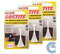 Loctite Aa319 Kit Adesivo Retrovisore 3 Pezzi X 0,5 Gr Incolla Cristalli E Vetri