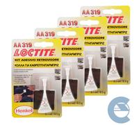 Loctite Aa319 Kit Adesivo Retrovisore 4 Pezzi X 0,5 Gr Incolla Cristalli E Vetri