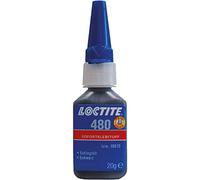 LOCTITE - ADESIVI ISTANTANEI 480 - Tenace, per metalli e gomme, peel elevato, viscoso - Flacone 20 g