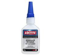 Loctite Adesivo Istantaneo Gomma, Adesivo Cianoacrilico Monocomponente, Traspare