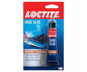 Loctite Colla per scarpe, colla per tessuti forte e flessibile, resistente all'acqua, agli urti e alle vibrazioni, si asciuga trasparente, flacone da 17,7 ml, 1 confezione