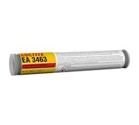 LOCTITE EA 3463 Stucco epossidico bicomponente, Grigio, 1 stick x 114g | Caricato con acciaio, Polimerizza in 10 minuti, Anche su superfici umide, Blocca perdite di tubi e serbatoi