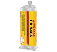 LOCTITE EA 9466 Adesivo epossidico bicomponente, Giallo, 1 cartuccia x 50ml | Multiuso, Resistente a pelatura e taglio, Per metalli, ceramiche e plastiche, Isolante dielettrico, Lungo tempo di apertura