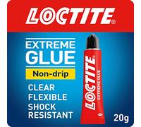 Loctite Extreme Glue, colla trasparente flessibile multiuso con resistenza agli urti e agli agenti atmosferici, colla per riparazione con formula gel antigoccia, colla forte per interni ed esterni, 1