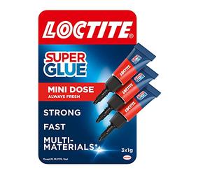 LOCTITE - Set di mini tubetti di colla Super Glue, 3 x 1g