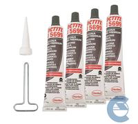 Loctite Si5699 Silicone Ossimico Grigio 4 Pezzi X 80ml Resiste Ad Acqua