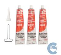 Loctite Si596 Silicone Forma Guarnizioni Rosso 3 Pezzi X 80ml Resiste Ai Liquidi