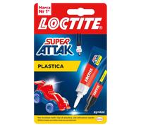 Loctite Super Attak Plastica, Colla per plastica istantanea, Adesivo liquido tra