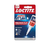 Loctite Super Attak Precision Plus, Colla istantanea trasparente, 8 g
