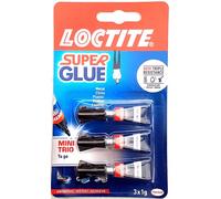 Loctite Super Colla Potenza Flessibile Mini Trio Set Universale Istantanea (3 X
