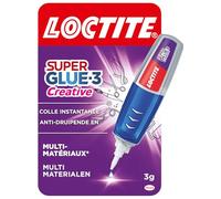 Loctite Super Glue-3 Creative, colla istantanea a forma di penna per applicazioni precise, gel Superglue, riregolabile e non scorre, colla universale da 3 g