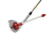 locwanot Canne di allineamento da golf, bastone magnetico retrattile a 3 sezioni per allineamento mazze da golf, indicatore di direzione del bastone rosso