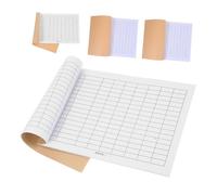 LOCZUK 4 Pezzi Registro Dettagliato Inventario Bianco su Carta per Controllo Efficiente e Applicazione Versatile, per Ufficio e Uso Domestico 4 Quaderni di Contabilità