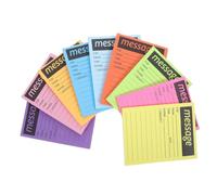 LOCZUK 9 Pezzi Blocco Note Telefonico Adesivo Multicolore, Fogli | Cliniche e Uffici Affollati, Pratico da Usare, senza Sbavature D'inchiostro, Formato 13x10 Cm