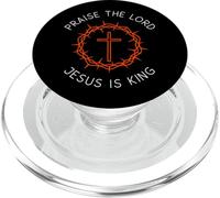 Lodate il Signore Gesù è re (Dichiarazione di Dio Cristiano) PopSockets PopGrip per MagSafe