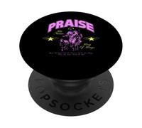 Lodate il Suo Nome - Bibbia Cristiana Versetto Fede PopSockets PopGrip Adesivo