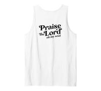 Lode al Signore Oh My Soul, Worshiper Back Print Christian Canotta