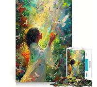 Lode al Signore - Quadro per adolescenti - Puzzle da 1000 pezzi - Memoria, Luce, Relax - Design - Assemblaggio - Decorazione murale 38x52cm
