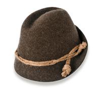 Lodenhut Manufaktur Cappello in loden SEPPO marrone Cappello tradizionale bavarese 58 cm marrone
