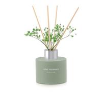 L'odeur Vill - Vaniglia/Lino Diffusore Profumatore per Ambienti con 12 Bastoncini di fragranza, 4.06 oz ×2, essenziale di fragranzaper casa per la Camera da Letto, Ufficio,Bagno decorazione.