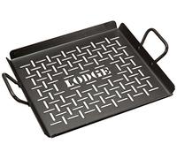 LODGE 33,02 x 30,48 cm, padella in acciaio stagionato, nero