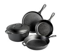Lodge L5HS3 5-Piece Pre-Seasoned Cast-Iron Cookware Set by Lodge