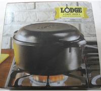 Lodge L8D03 In Ghisa Precondita Casseruola Olandese Da 5 Quart Con Coperchio